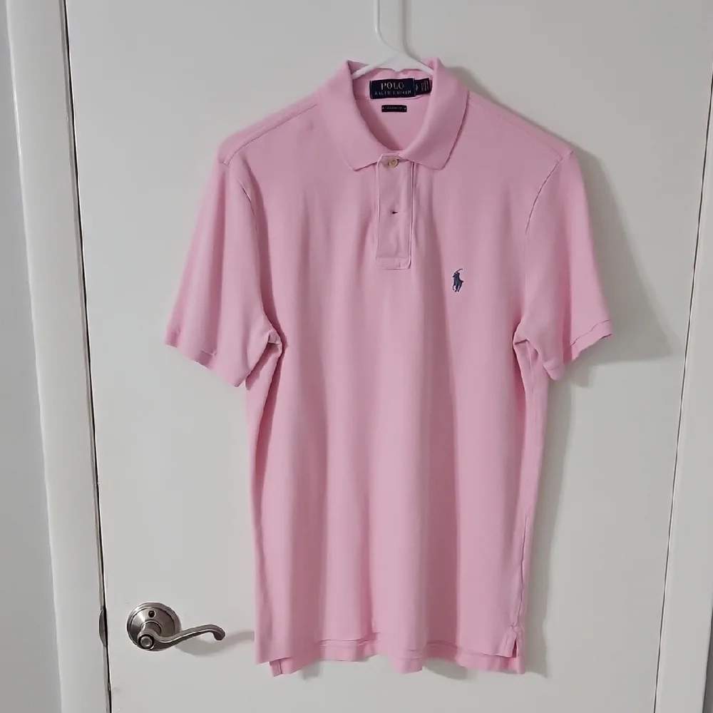 Polo by Ralph Lauren Pink Classic Polo Shirt - Picture 1 of 1